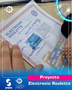 5to grado programa su propia ruleta electrónica